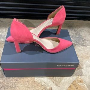 Vince Camuto pink heels size 9